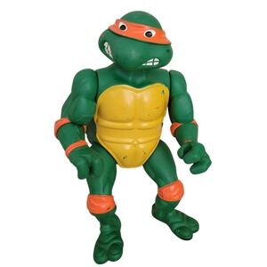 1989 Teenage Mutant Ninja Turtles Michelangelo Action Figure Playmates Vintage